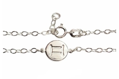 Pulseira Signo de Gêmeos Prata 925 - PLPRF0106 - comprar online