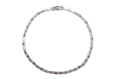 Pulseira Piastrini Fina Prata 925 - PLPRM0009