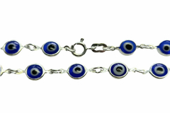 Pulseira Olho Grego Azul Royal Prata 925 - PLPRF0008 - comprar online