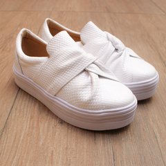 TÊNIS FLATFORM BRANCO - NA400 - Neuza Andrade Calçados