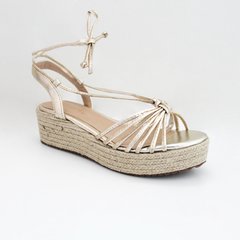 SANDÁLIA FLATFORM DOURADA - NA447 - comprar online