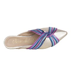 MULE METALIZADA DOURADA - NA467 - comprar online