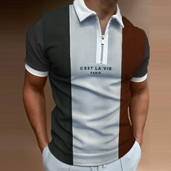 Camiseta Polo com Ziper Sawig - comprar online