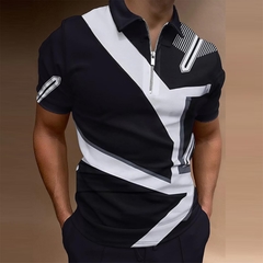 Camiseta Polo com Ziper Sawig na internet