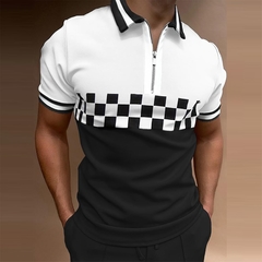 Camiseta Polo com Ziper Sawig - Madu Store