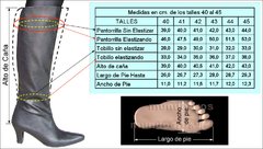 Unicas Botas De Caña Elastizada A La Rodilla Del 40 Al 45 !! - tienda online