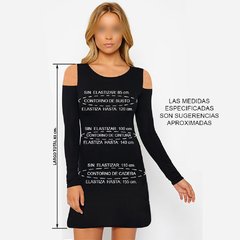 Sexy Vestido Mini Noche Muy Elastizable Negro Talle Grande - tienda online