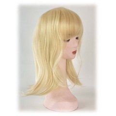 Peluca 45 cm. Lacio Flequillo Recto en Rubio Platinado - comprar online