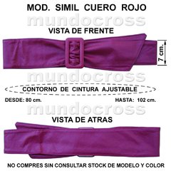 Conjunto De 2 Cinturones Faja De Distinto Color - comprar online