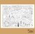 Lámina gigante para pintar 360° MIL MUNDOS ilustración ALICIA EN EL PAÍS DE LAS MARAVILLAS - comprar online