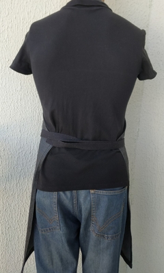 Avental Jeans Black Silver - Made of Jeans