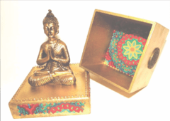 Caixa Buda Meditando - comprar online