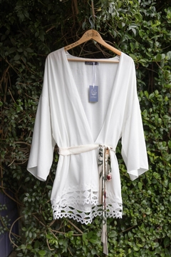 Caixa Algodão - Kimono Artha + Vela entalpia para Artha. - Vestidos de noiva exclusivos ARTHA ATELIER