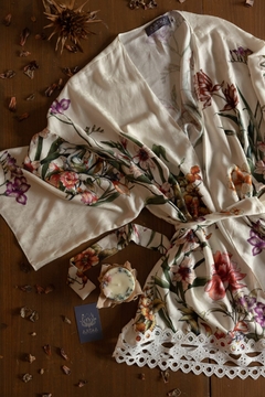 Caixa Alecrim - kimono estampado Artha + Vela Entalpia para Artha.