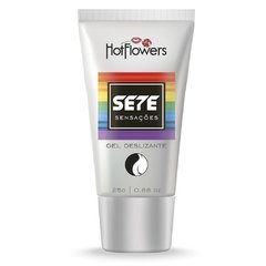 SETE SENSAÇÕES GEL DESLIZANTE BISNAGA 25G HOT FLOWERS