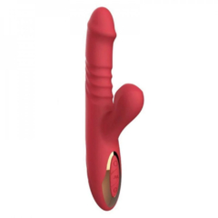 VIBRADOR PONTO G E CLITÓRIS COM PULSAÇÃO VAI E VEM 10 MODOS