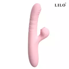 VIBRADOR PONTO G E CLITÓRIS COM VAI E VEM E SUCÇÃO na internet