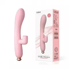 VIBRADOR PONTO G CLITÓRIS EMILY 10 VIBRAÇÕES E 10 PULSAÇÕES LILO