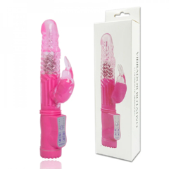 VIBRADOR RABBIT ROTATIVO RELEVO EM ESPIRAL