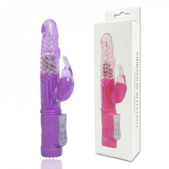 VIBRADOR RABBIT ROTATIVO RELEVO EM ESPIRAL - comprar online