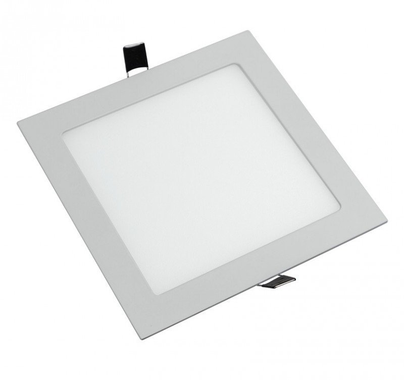 LUZ DESING, Panel Embutir Led 12w Cuadrado Blanco Pontente Luz Desing