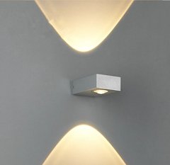 Aplique bidireccional aluminio LED INTEGRADO 7w con lente - comprar online