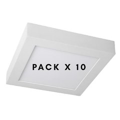 Pack x 10 plafon 6w