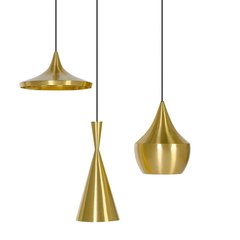 Lámpara Colgantes Moderno Beat Tall Oro Cocina Tom Dixon - tienda online