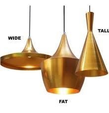 Lámparas Colgantes Moderno Beat Trio Oro Dorado Tom Dixon - Todas las luces