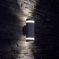 Bidireccional curvo Gu10 + lampara dicro - Todas las luces