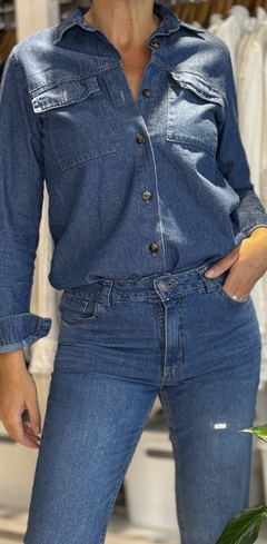 CAMISA DE JEAN AZUL