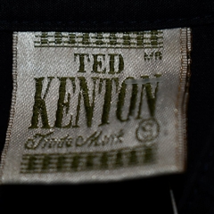 SACO AZUL FINITO BOTONES TED KENTON