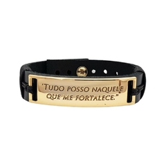 Pulseira Tudo Posso Dourada - comprar online