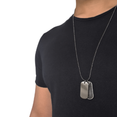 Colar Dog Tag na internet