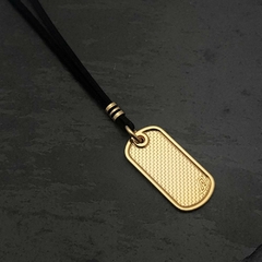 Colar Couro DogTag One na internet