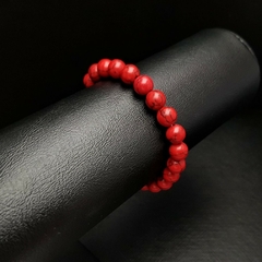 Pulseira Coral Vermelha Minimal - comprar online