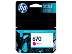 Tinta Magenta HP 670 [CZ115AL] - comprar online