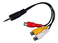 Cable Plug 4c a 3 RCA TV LED [CAB4CA3RCA]