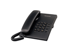 Telefono Escritorio Panasonic Negro [KXTS500AGW]