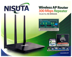 Router Nisuta 300Mbps High Power 3a [NSWIR303N] - comprar online