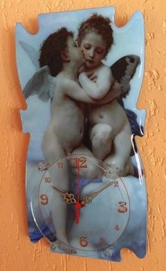 Relógio Arte 002 - Lamour Et Psyche Enfants - Acrílico Com R - comprar online