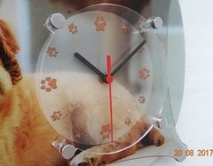 Cachorrinho 01 - Relógio Em Acrílico Com Resina - relogios diferentes