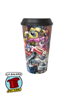 VASO CON TAPA PLASTICO - TRANSFORMERS ONE