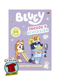 BLUEY - JUEGOS Y DIVERSION - PARA COLOREAR