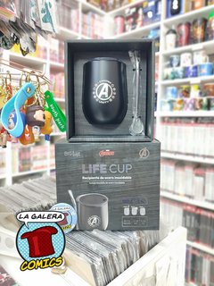 SET DE MATE PREMIUM AVENGERS + BOMBILLA