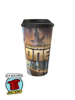 VASO CON TAPA PLASTICO - TRANSFORMERS ONE - comprar online