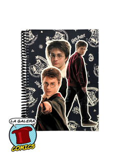 CUADERNO A6 TAPA DURA LISOS - HARRY POTTER