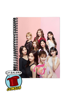 CUADERNO A6 TAPA DURA LISOS TWICE