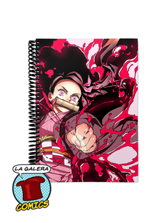 CUADERNO A6 TAPA DURA LISOS NEZUKO - DEMON SLAYER