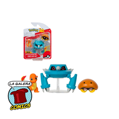 CHARMANDER - METANG - KABUTO - BATTLE FIGURE SET - POKEMON